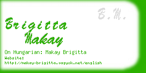 brigitta makay business card